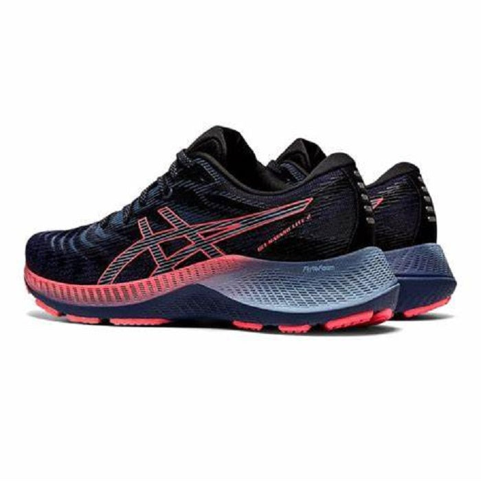 Tênis de corrida feminino ASICS Gel-Kayano Lite 2 Thunder Blue/Coral