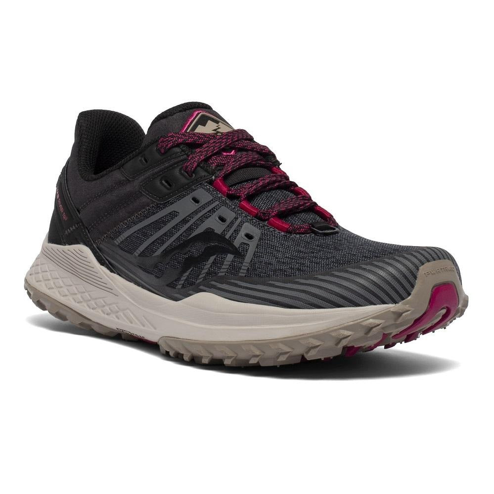 Tênis de trilha Saucony Mad River TR2 feminino, cinza/preto