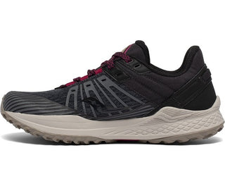 Tênis de trilha Saucony Mad River TR2 feminino, cinza/preto