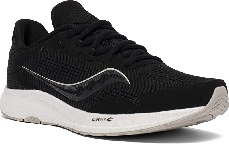 Tênis de corrida Saucony Freedom 4 masculino, preto/pedra