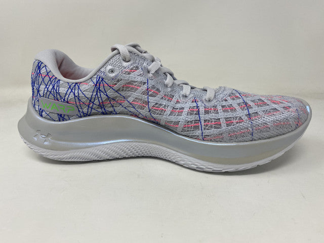 Tênis de corrida Under Armour FLOW Velociti Wind PRZM feminino, cinza