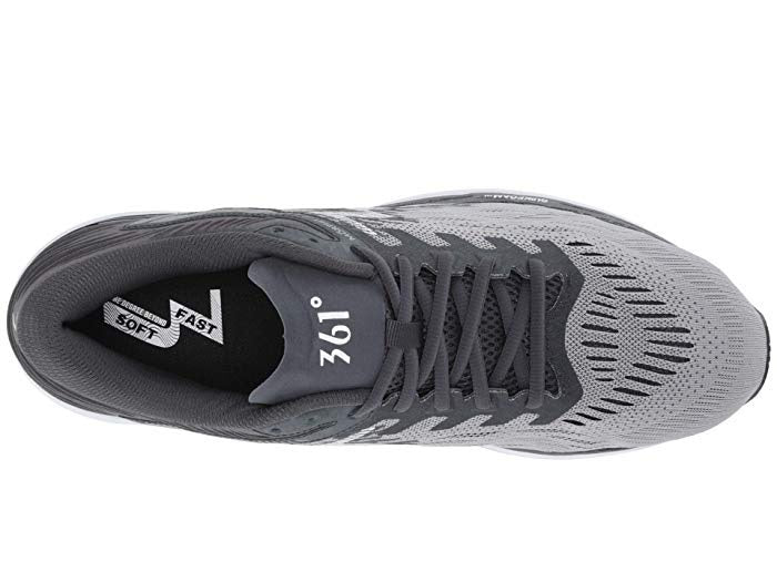 Tênis de corrida masculino 361 Degrees Sensation 4, cor granizo/ébano
