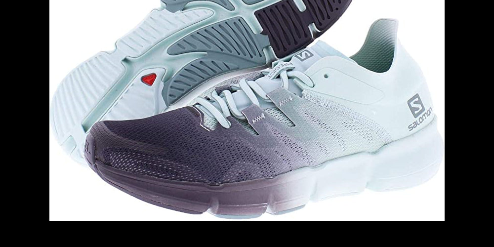 Tênis de corrida feminino Salomon Predict RA preto/gelo/treliça