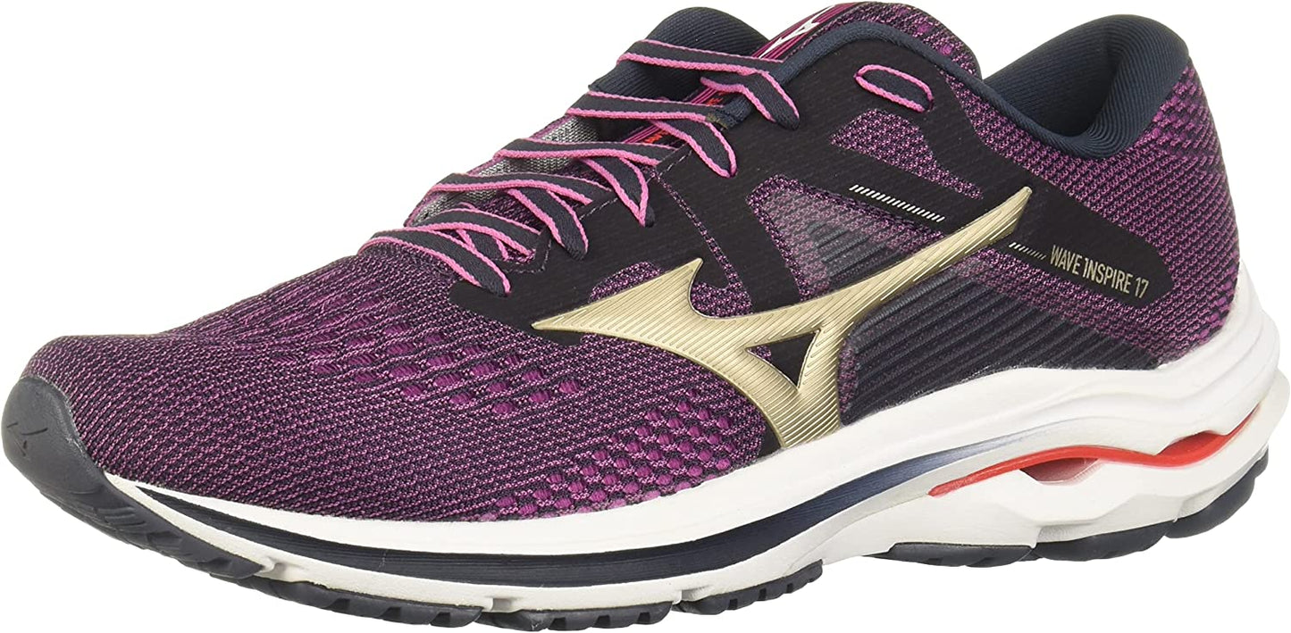 Tênis de corrida Mizuno Wave Inspire 17 feminino, tamanho 11, Índia, tamanho M, EUA
