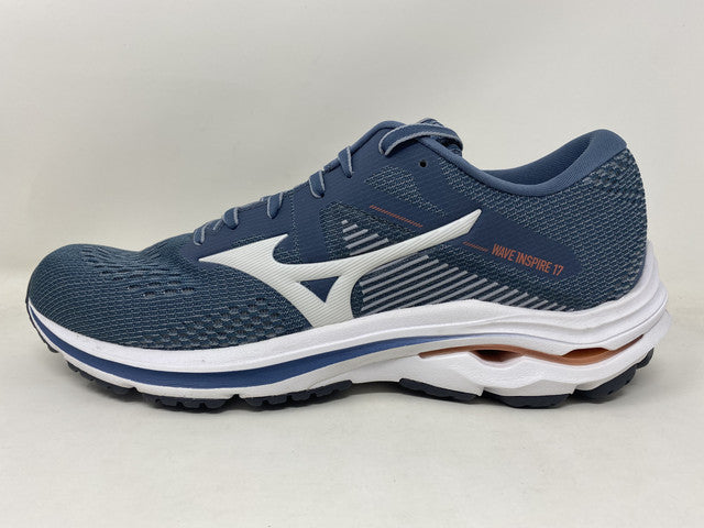 Tênis de corrida Mizuno Wave Inspire 17 feminino, azul, tamanho 12 B(M) EUA
