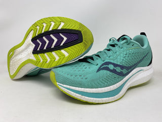 Tênis de corrida Saucony Endorphin Speed ​​2 feminino, verde, tamanho 9,5 B(M) EUA