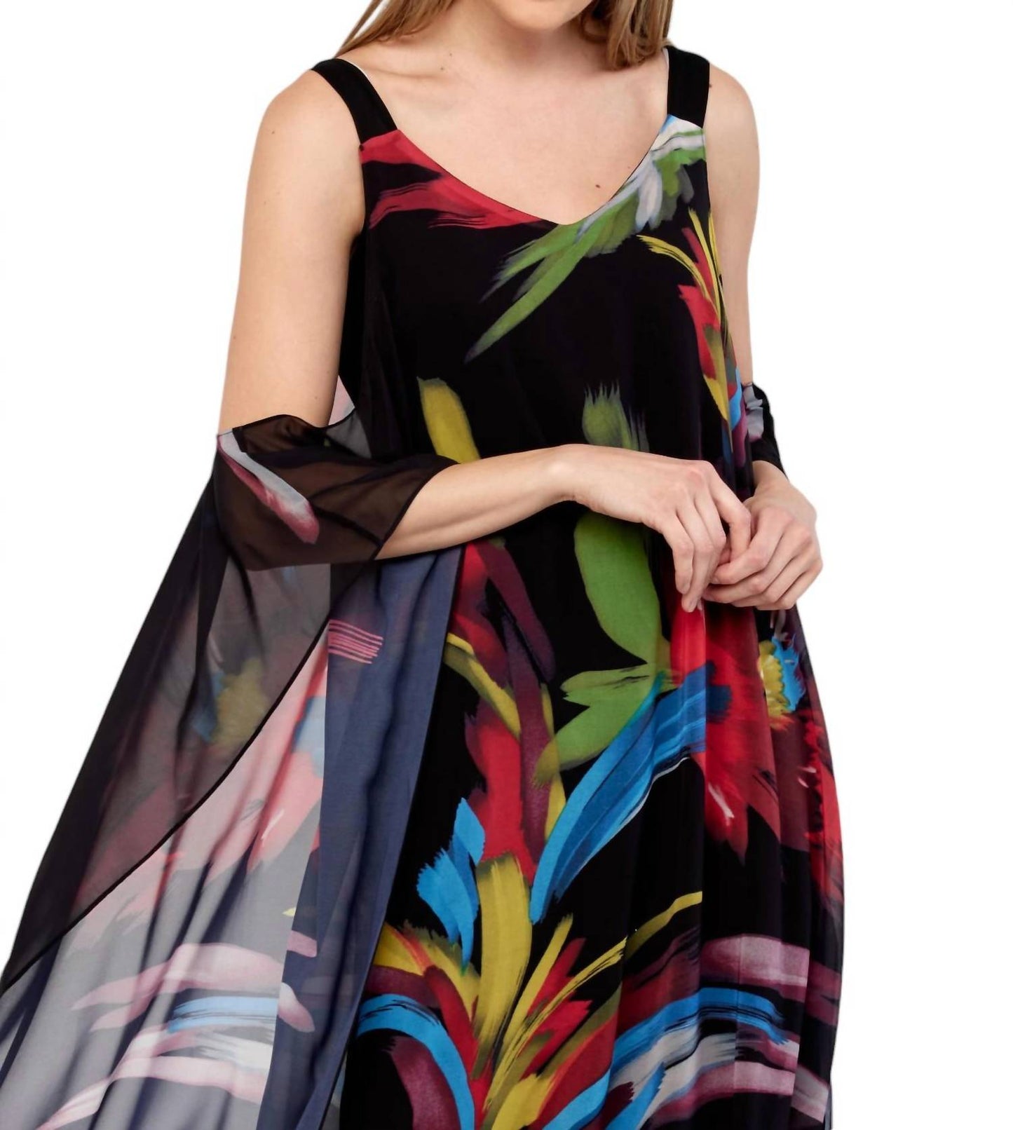 Frank Lyman - ABSTRACT A-LINE DRESS