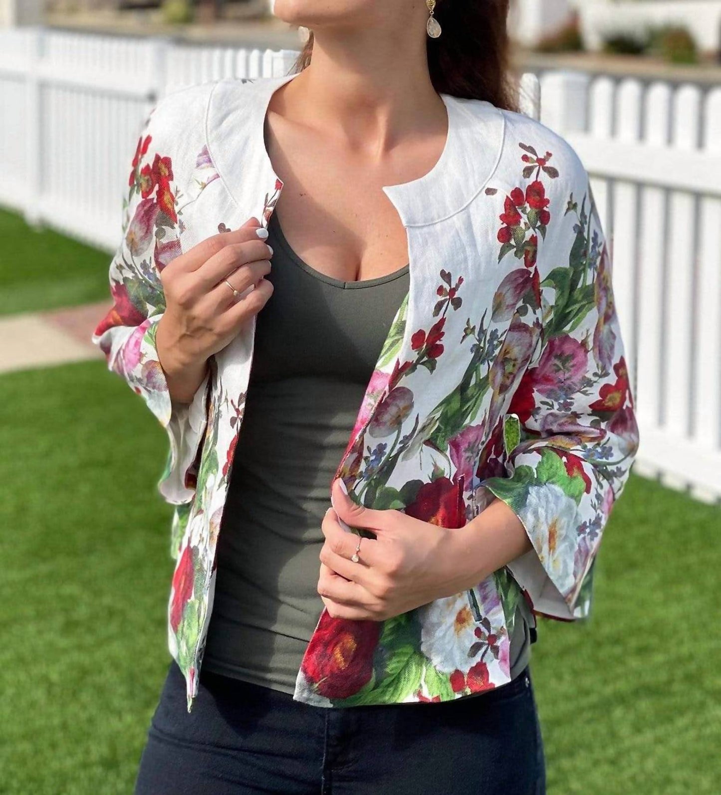 Eva Franco - Rose Linen Coat