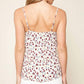 Sugarlips - Brookside Floral Print Ruffle Cami