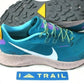 Tênis de corrida Nike Pegasus Trail 3 masculino, azul-petróleo místico/cinza