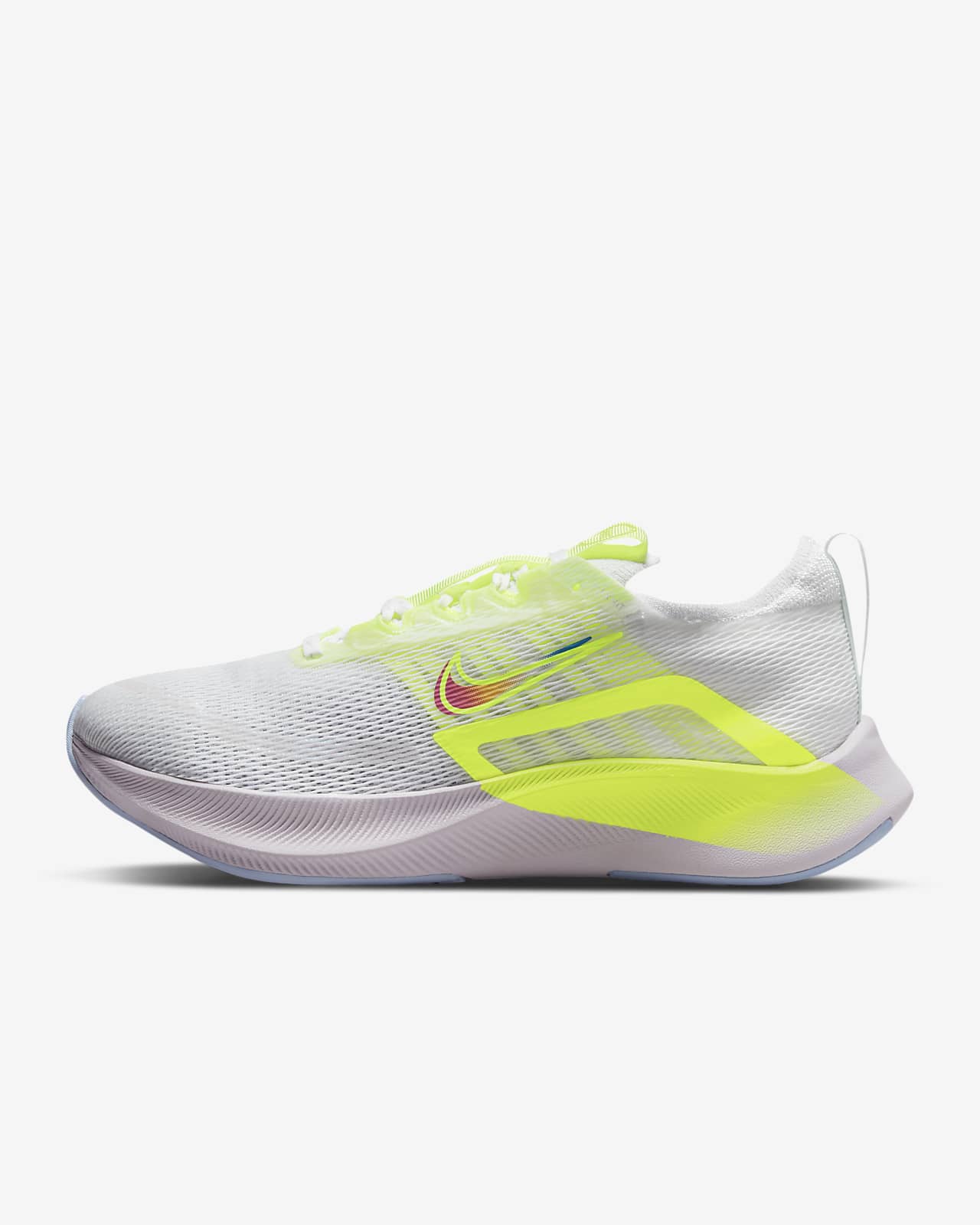 Tênis de corrida Nike Zoom Fly 4 feminino, amarelo, tamanho 8,5 B(M) EUA