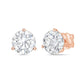 Diana M Jewels - 12.00 Cts Round Lab Grown Stud Earrings