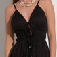 Elan - Mindy Tie Front Maxi Dress