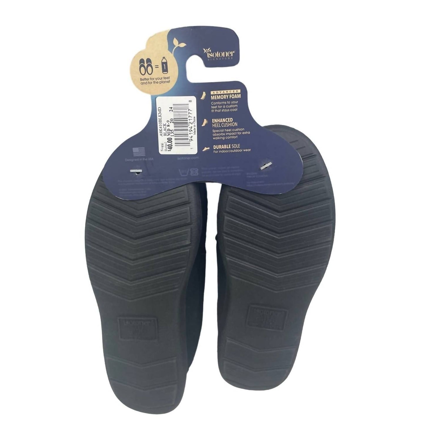 Isotoner - Men's Signature Memory Foam Comfort Moccasin Slippers