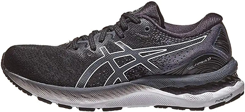 Tênis de corrida feminino ASICS Gel-Nimbus 23, preto, tamanho 11 B(M) EUA