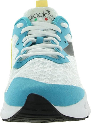 Tênis de corrida feminino Diadora Mythos Blushield Volo branco/azul