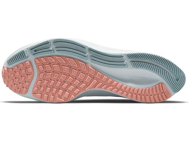 Tênis de corrida Nike Air Zoom Pegasus 38 feminino, branco/azul-marinho