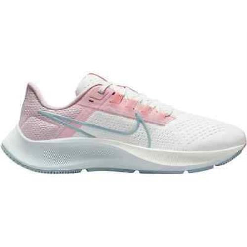 Tênis de corrida Nike Air Zoom Pegasus 38 feminino, branco/azul-marinho
