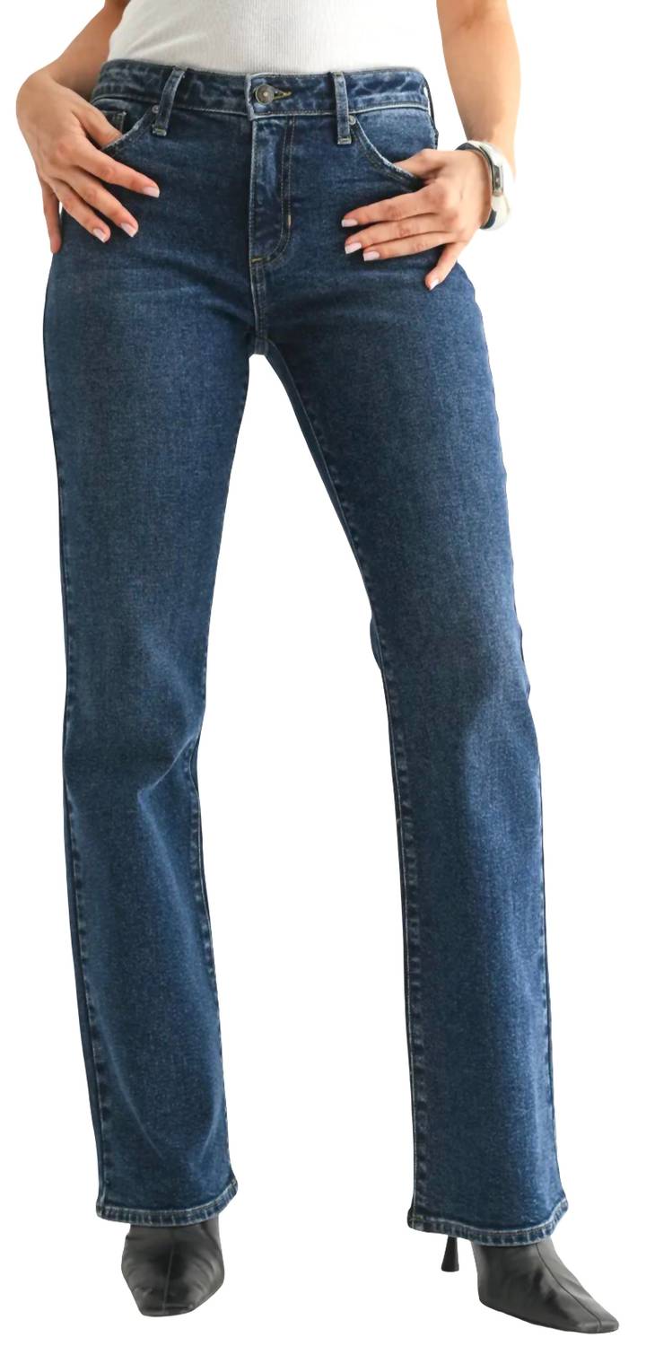 Just Black Denim - Low Rise Slim Bootcut Jeans