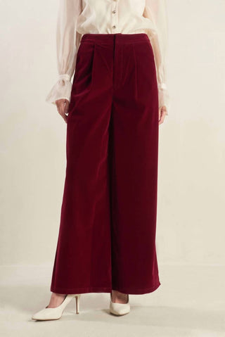 Freemarket - Calça de veludo com perna larga Coy Charm
