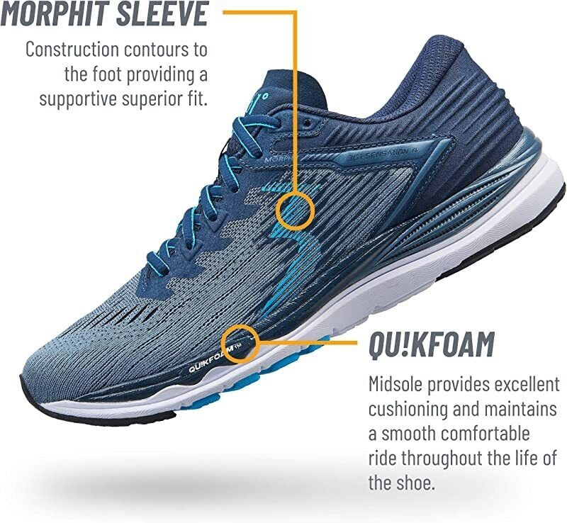 Tênis de corrida masculino 361 Degrees Sensation 4 Storm/AquaBlue