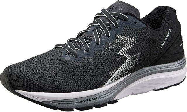 Tênis de corrida masculino 361 Degrees Spire 4, preto, tamanho 9,5 D(M) EUA