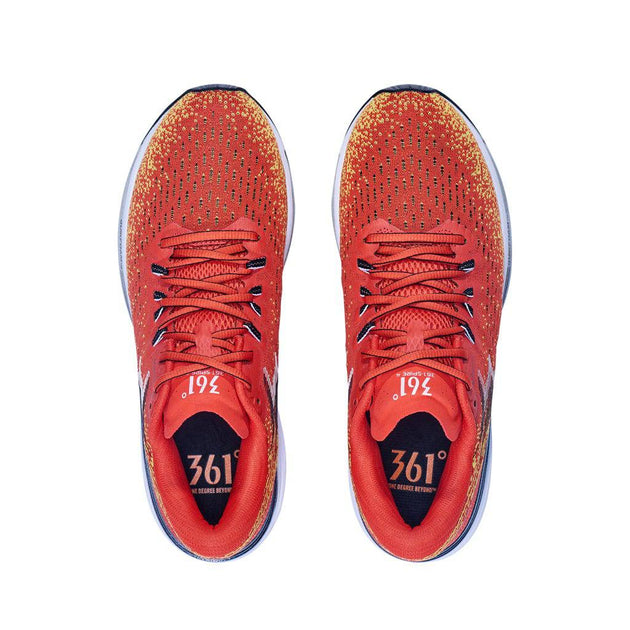 Tênis de corrida masculino 361 Degrees Spire 4 Raft/Canary