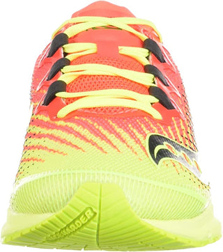 Tênis de corrida de estrada Saucony Type A9 feminino, verde limão/rosa