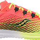 Tênis de corrida de estrada Saucony Type A9 feminino, verde limão/rosa