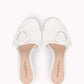 Gianvito Rossi - Women's Leather Buckle Flat Slide Sandals