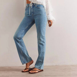 Free People - Calça Jeans Xena Slim Straight