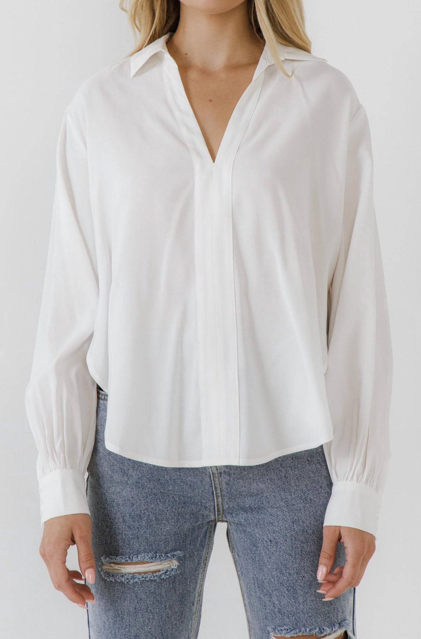 Endless Rose - Perfect V-neck Blouse
