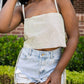 Buddylove - Girly Girl Rhinestone Crop Top