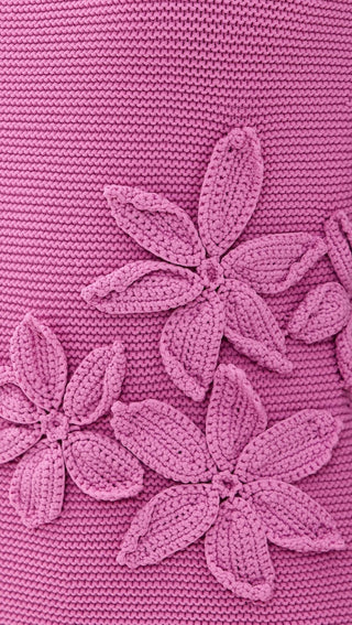 Amur - Allegra Floral Knit Midi Dress