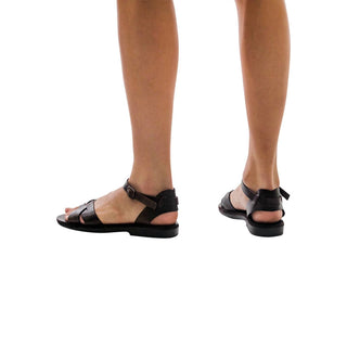 Sandálias Jerusalém - Sandália feminina Chloe de couro ajustável