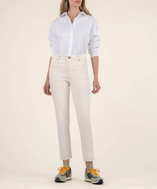 Kut From The Kloth - Calça Jeans Reta Reese de Cintura Alta e Tornozelo