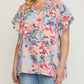 Entro - Floral Potter Sleeve Shirt