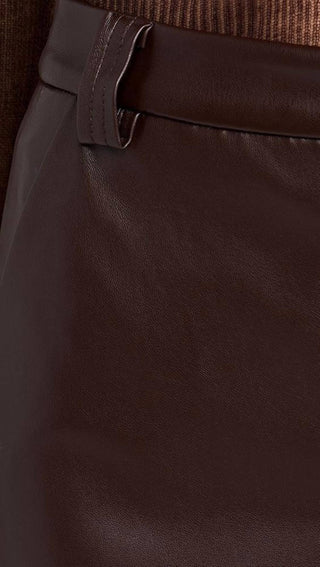 Joe'S Jeans - Calça feminina de couro vegano The Mia