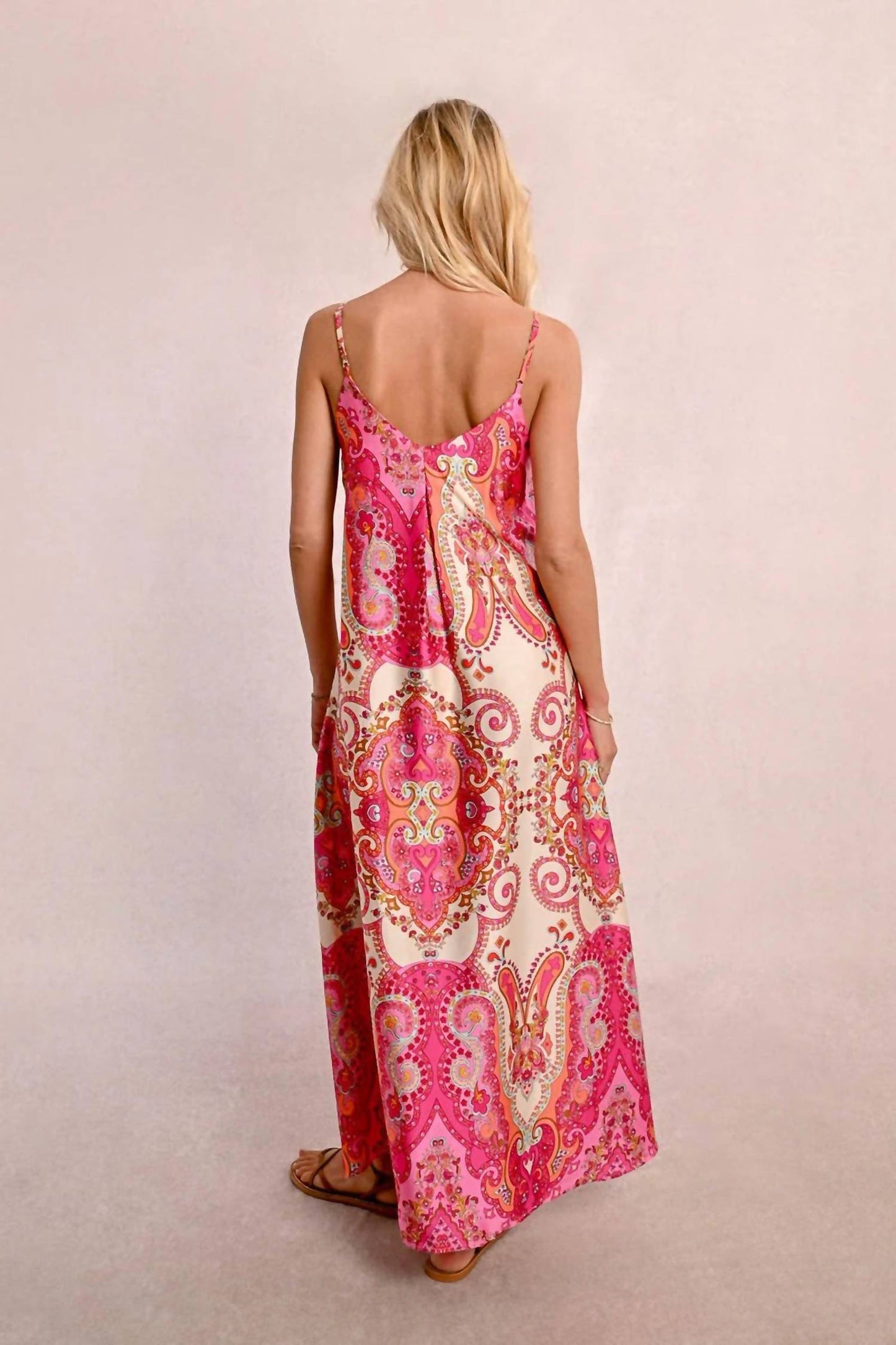 Molly Bracken - Women's Daphne Long Satin Dress