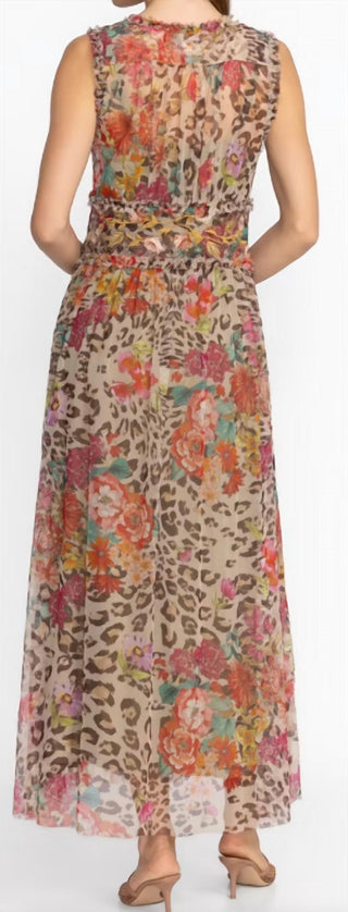 Johnny Was - Vestido franzido quadrado Mazzy
