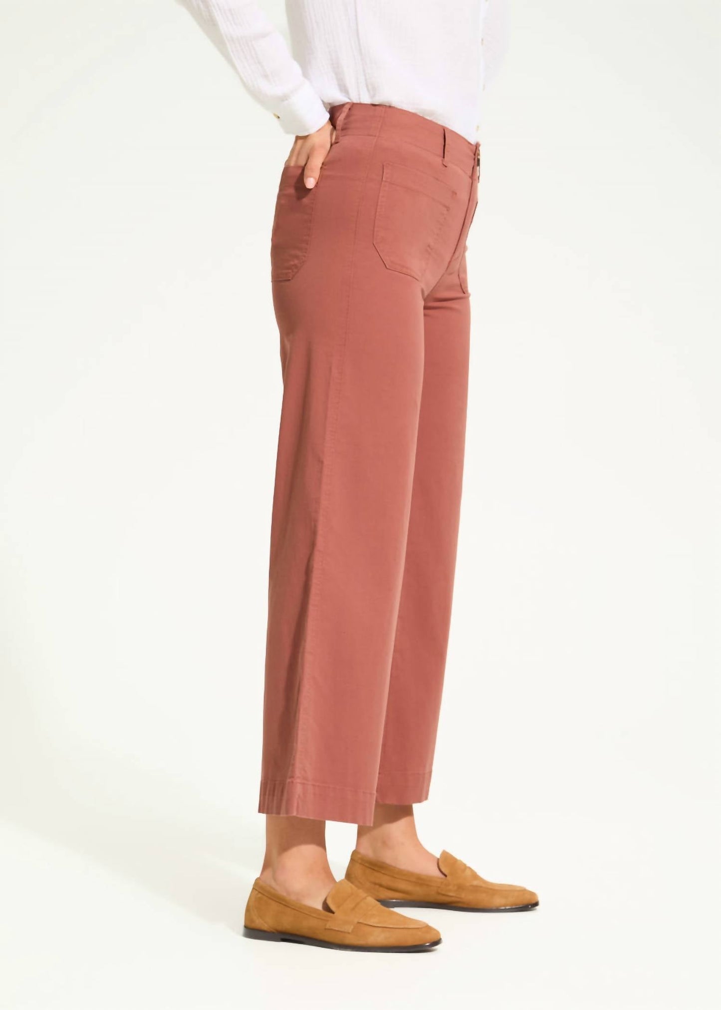 Fdj - Christina Wide Ankle Denim Pant