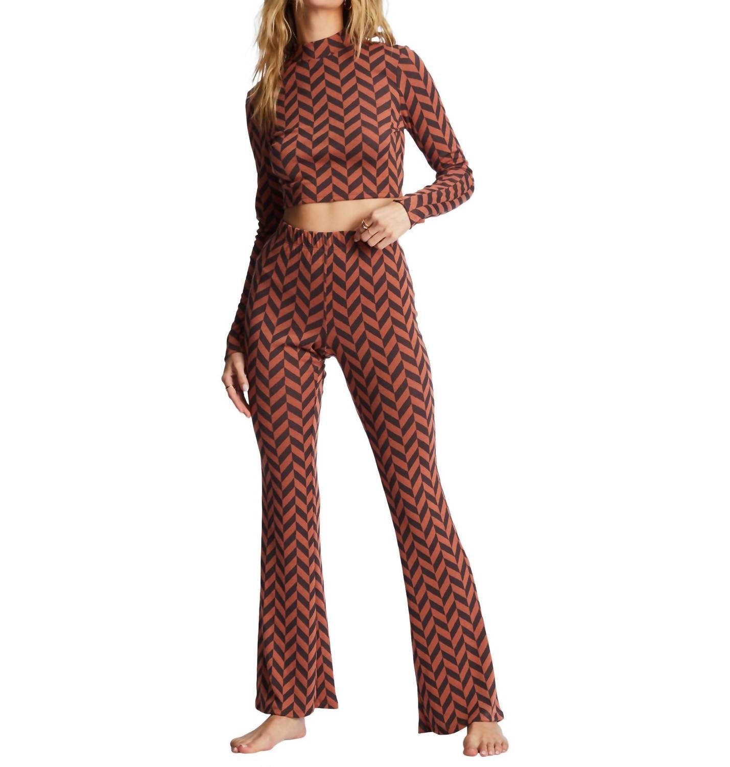Billabong - New Heights Mock Neck Crop Top