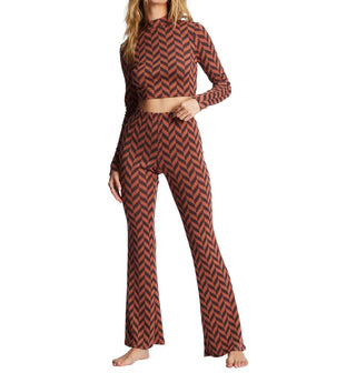 Billabong - Blusa curta com gola simulada New Heights