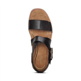 Aetrex - Women's Kristin Adjustable Cross Strap Low Heel Sandals