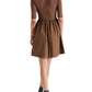 Steve Madden - Berlina Half Zip Mixed Media Dress