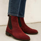 Emanuele Crasto - Women's Mid Calf Leather Boots