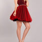 My Fashion - Women's Short Dress With Rhinestone Belt