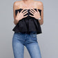 Cloud Ten - Nina Ruffle Tube Top