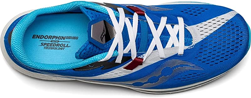 Tênis de corrida Saucony Endorphin Pro 2 masculino azul-marinho/branco
