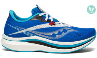 Tênis de corrida Saucony Endorphin Pro 2 masculino azul-marinho/branco